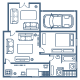 2D Floor Plan Icon
